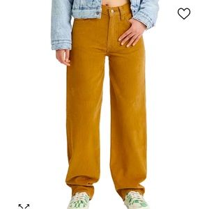 Levi’s Women's Mid Rise 94 Baggy Corduroy Jeans